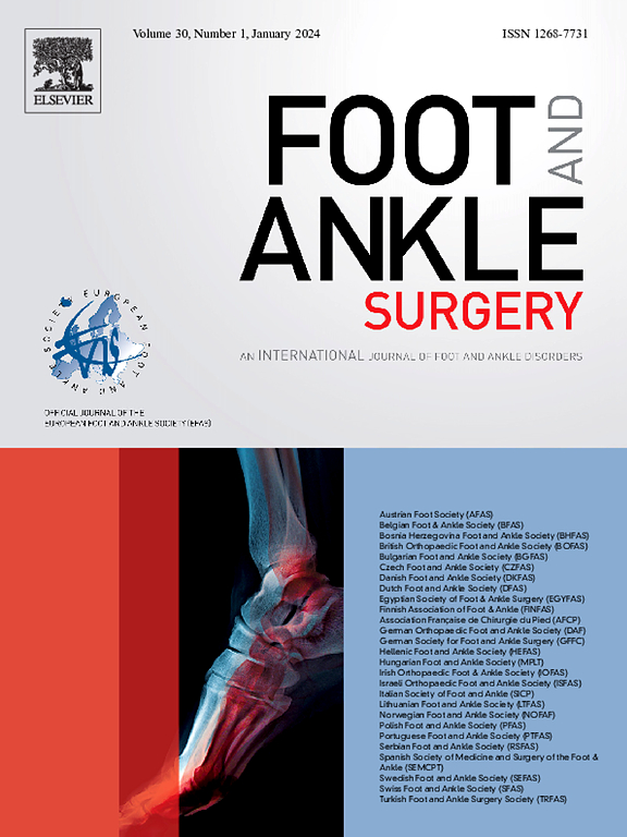 Go to journal home page - Foot and Ankle Surgery